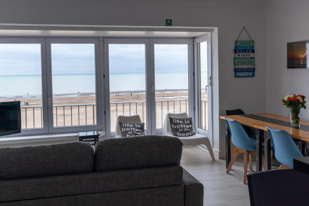 Modern Appartement Met Uniek Zeezicht Koksijde Eksteriør bilde