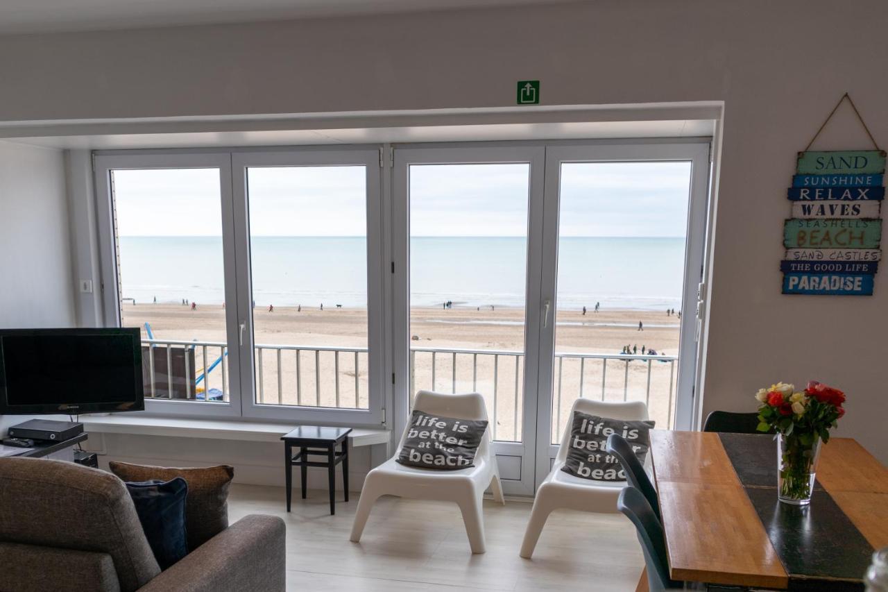 Modern Appartement Met Uniek Zeezicht Koksijde Eksteriør bilde