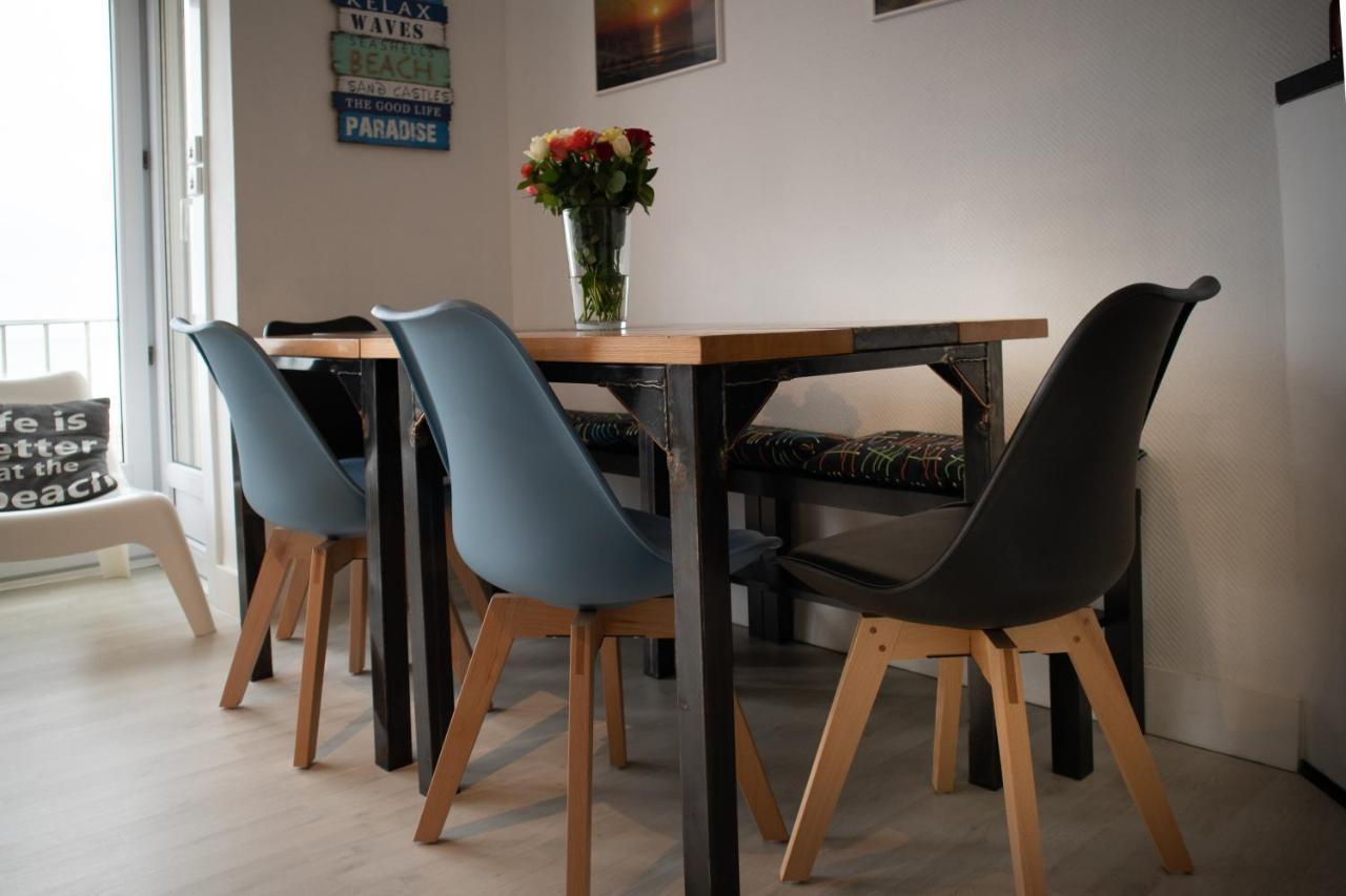 Modern Appartement Met Uniek Zeezicht Koksijde Eksteriør bilde