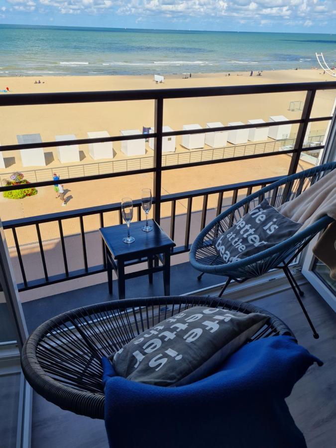 Modern Appartement Met Uniek Zeezicht Koksijde Eksteriør bilde